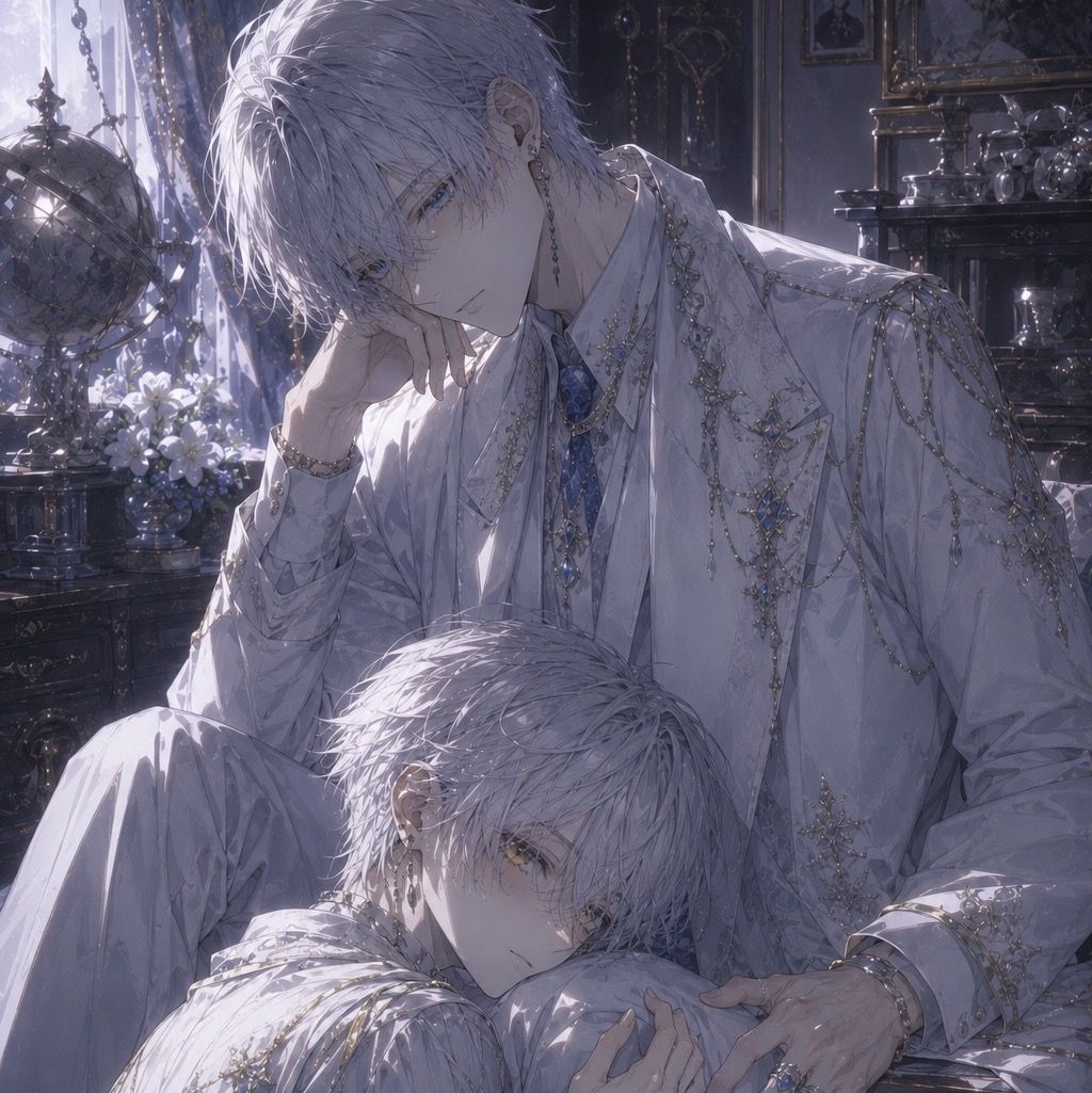 月白と雪白