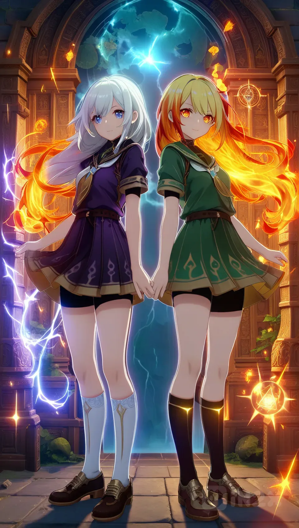 焔と雷葉