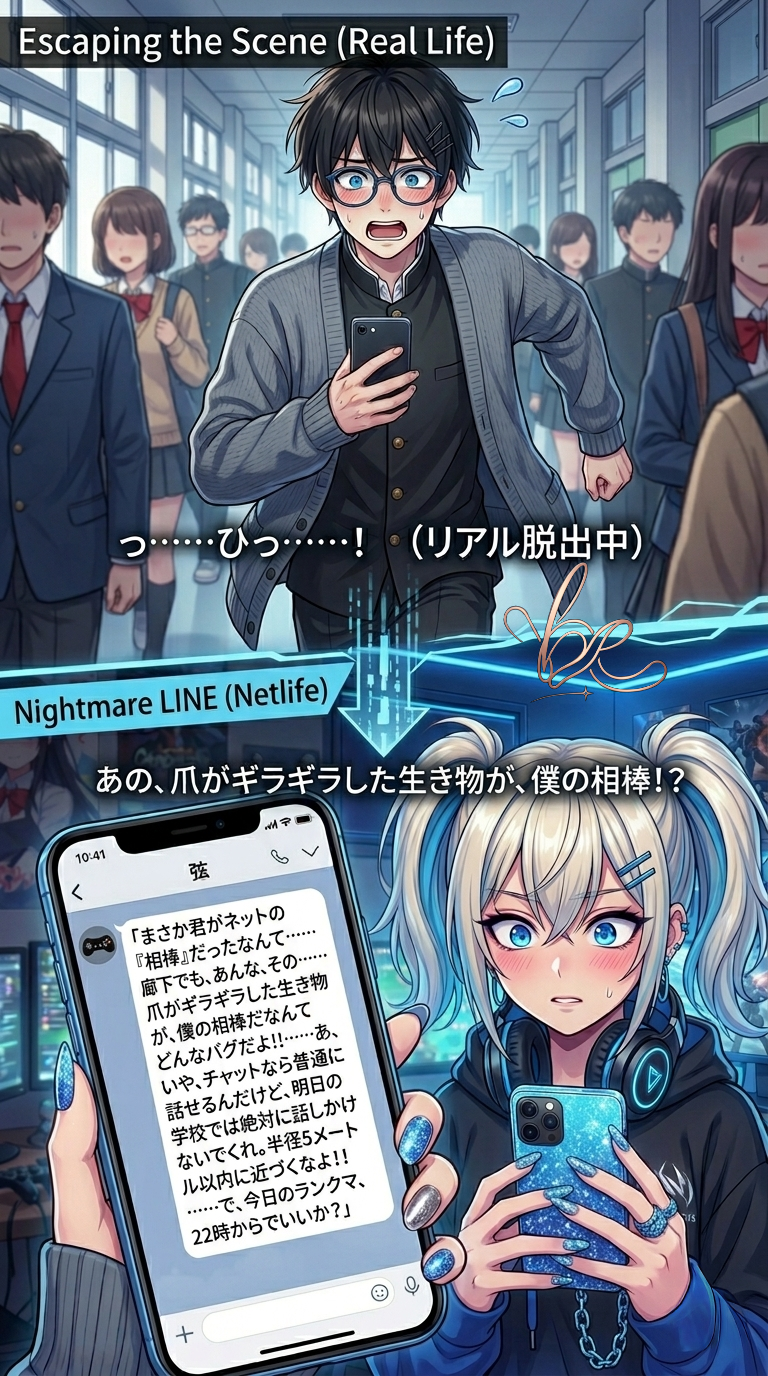 相棒はギャル!? 事実発覚と爆速LINE