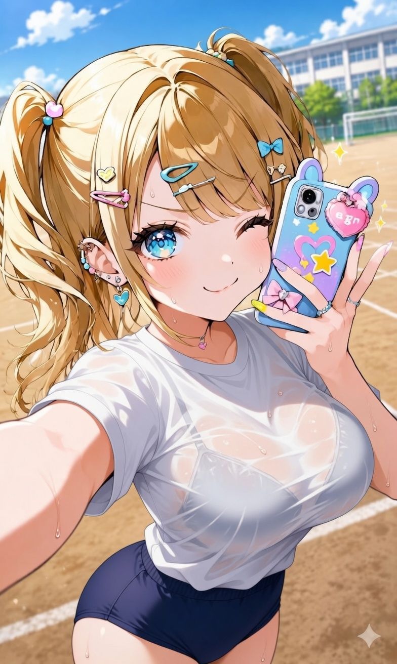 #激カワギャルが体育祭を生配信っ🎵