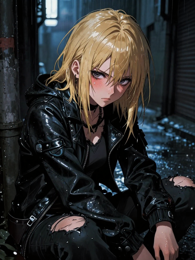 路地裏で出会った不良少女