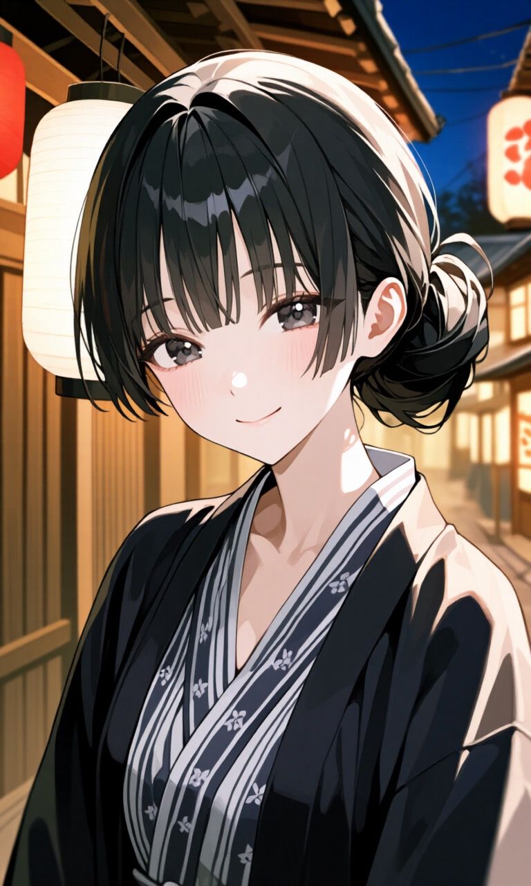 温泉旅行の夜