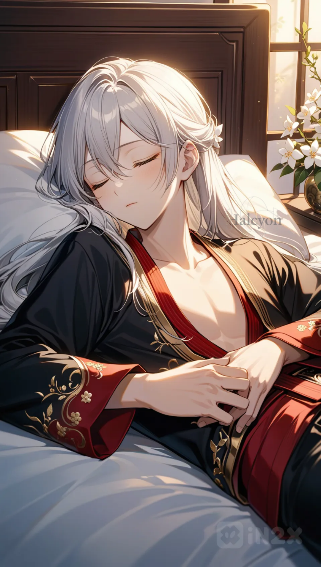 隣で眠る美しい人