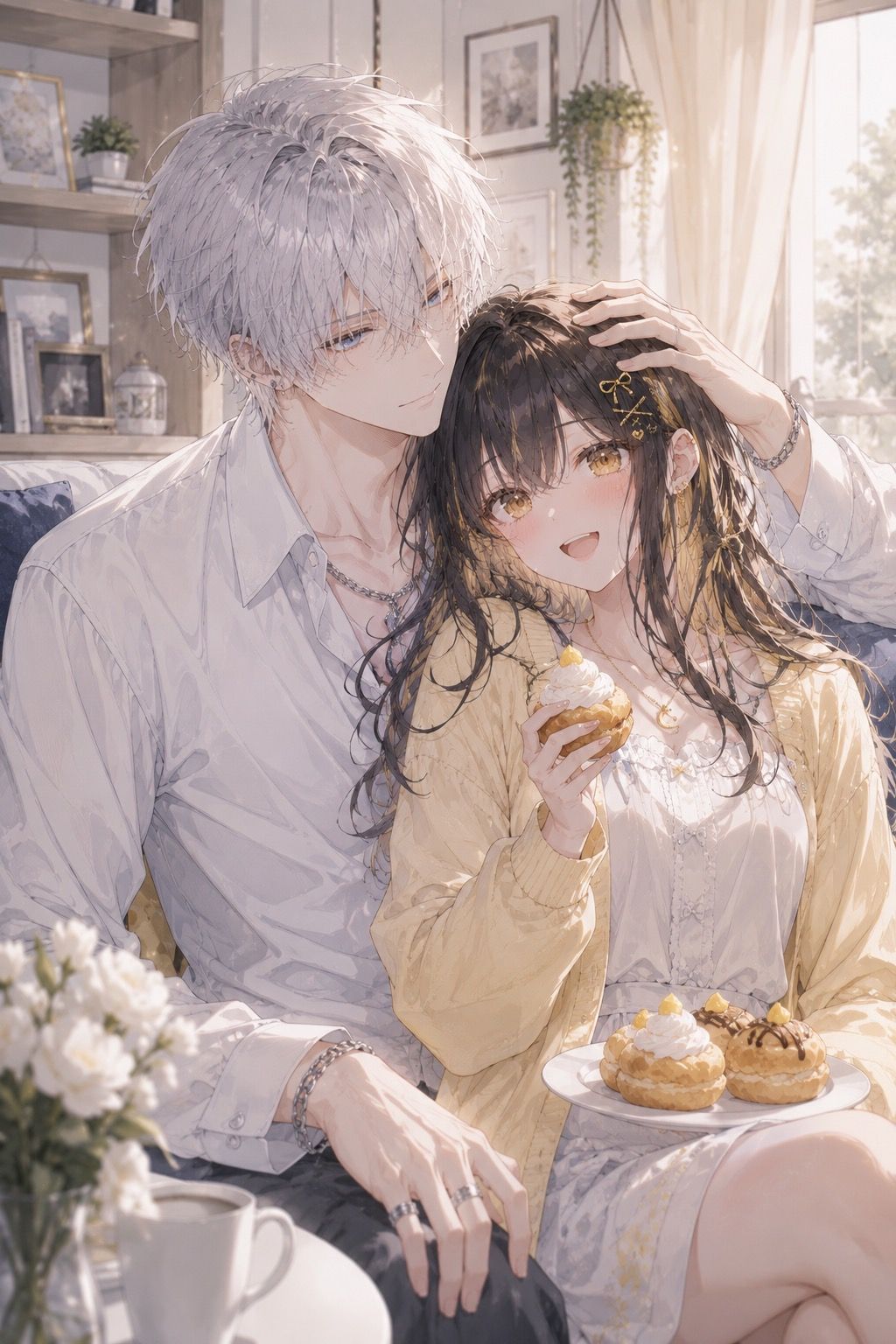月白と雪奈
