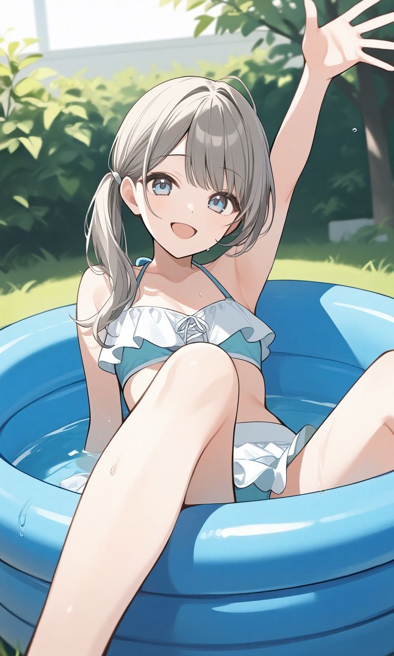 番外編　庭先の小さいプール