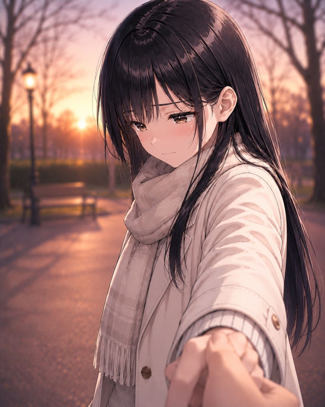 束の間の別れ