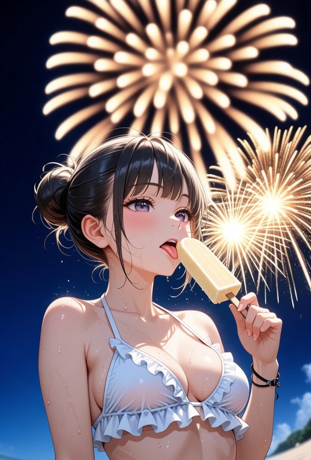 カナと夏花火🎆