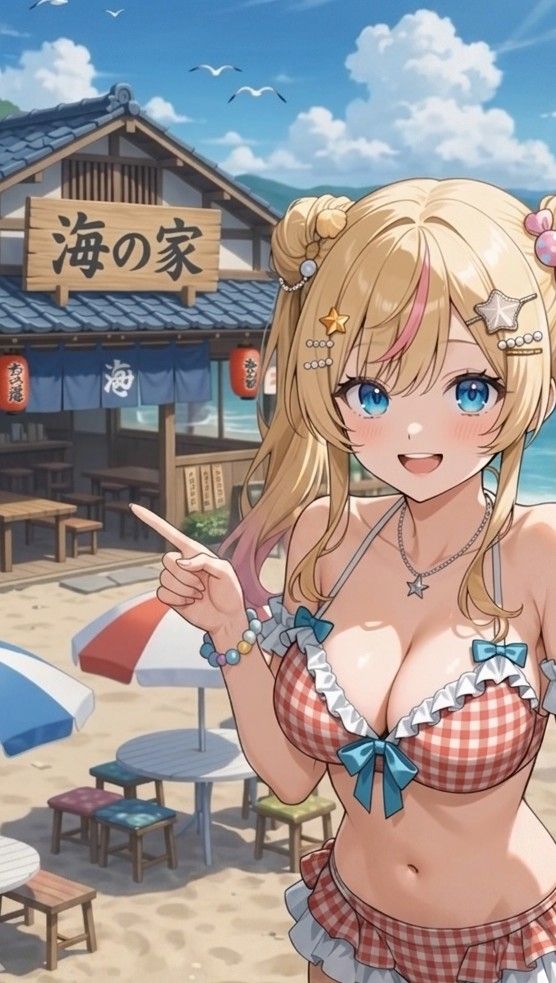 #激カワギャルと海の家🏠️巡り🎵