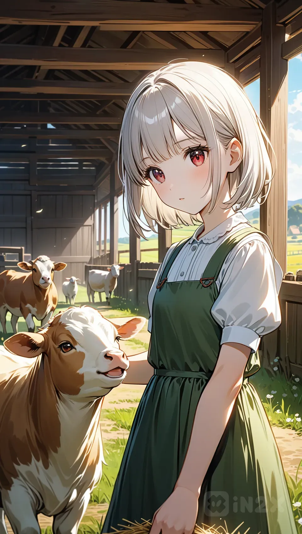 田舎の小さな村で