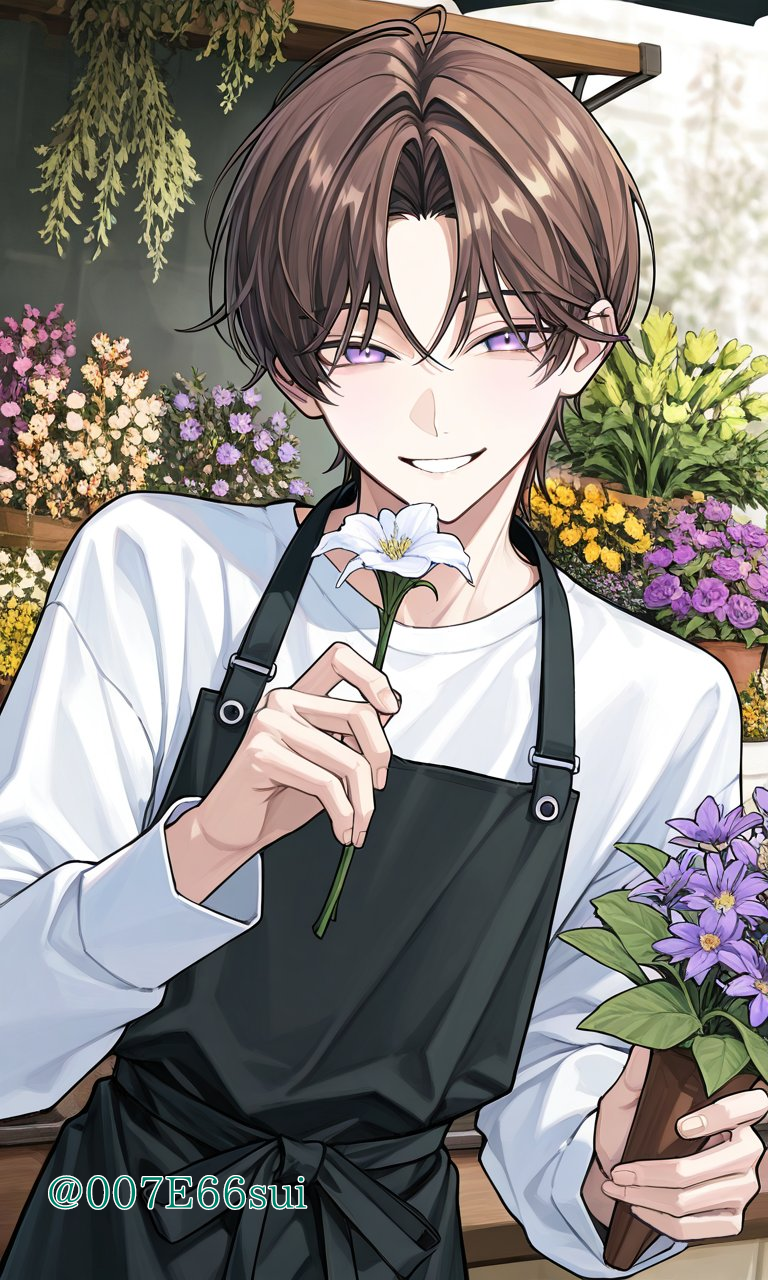 商店街の花屋さん