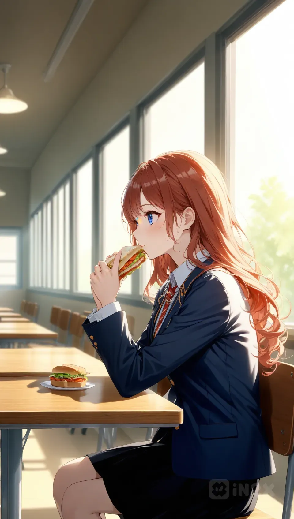 学食のランチ