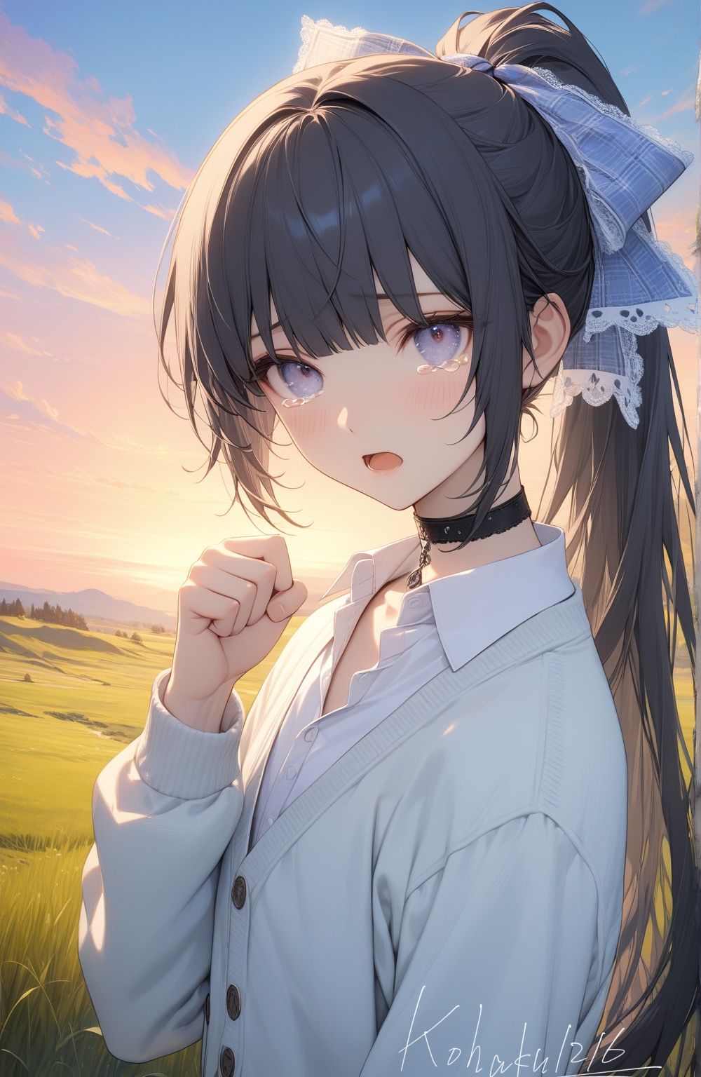 芙蓉を案じる琅奈