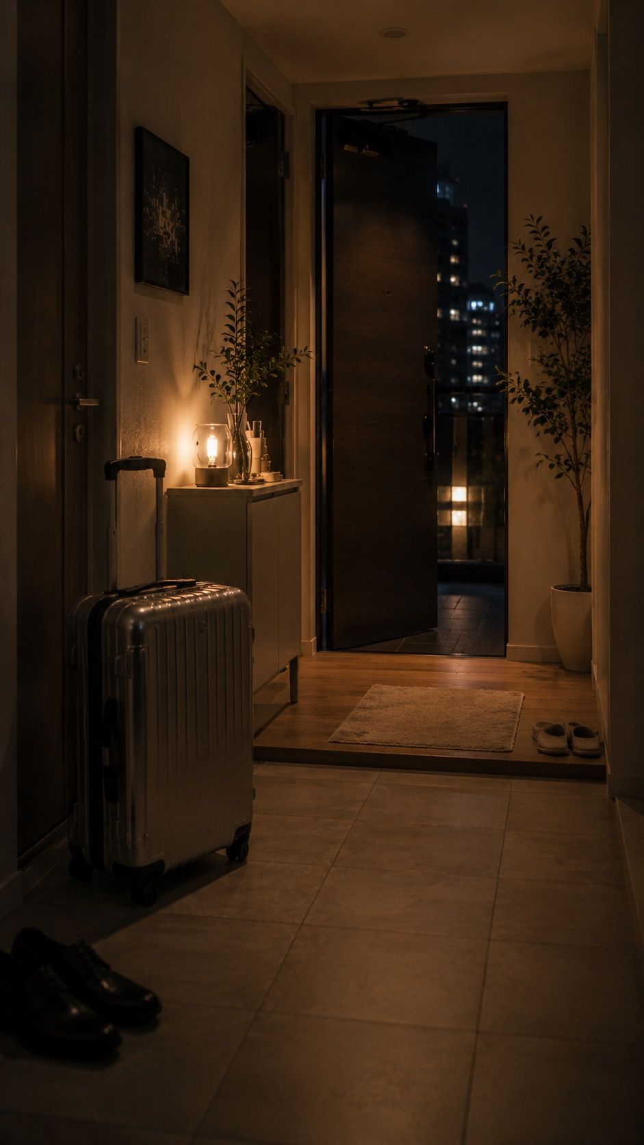 出張帰り、最初の夜