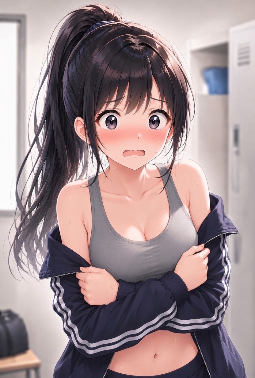 更衣室にて