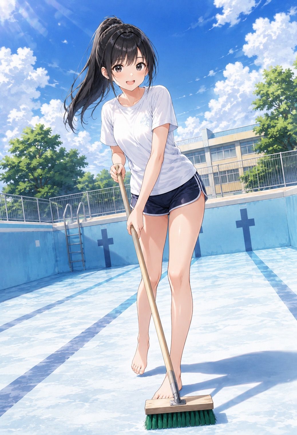 プール掃除
