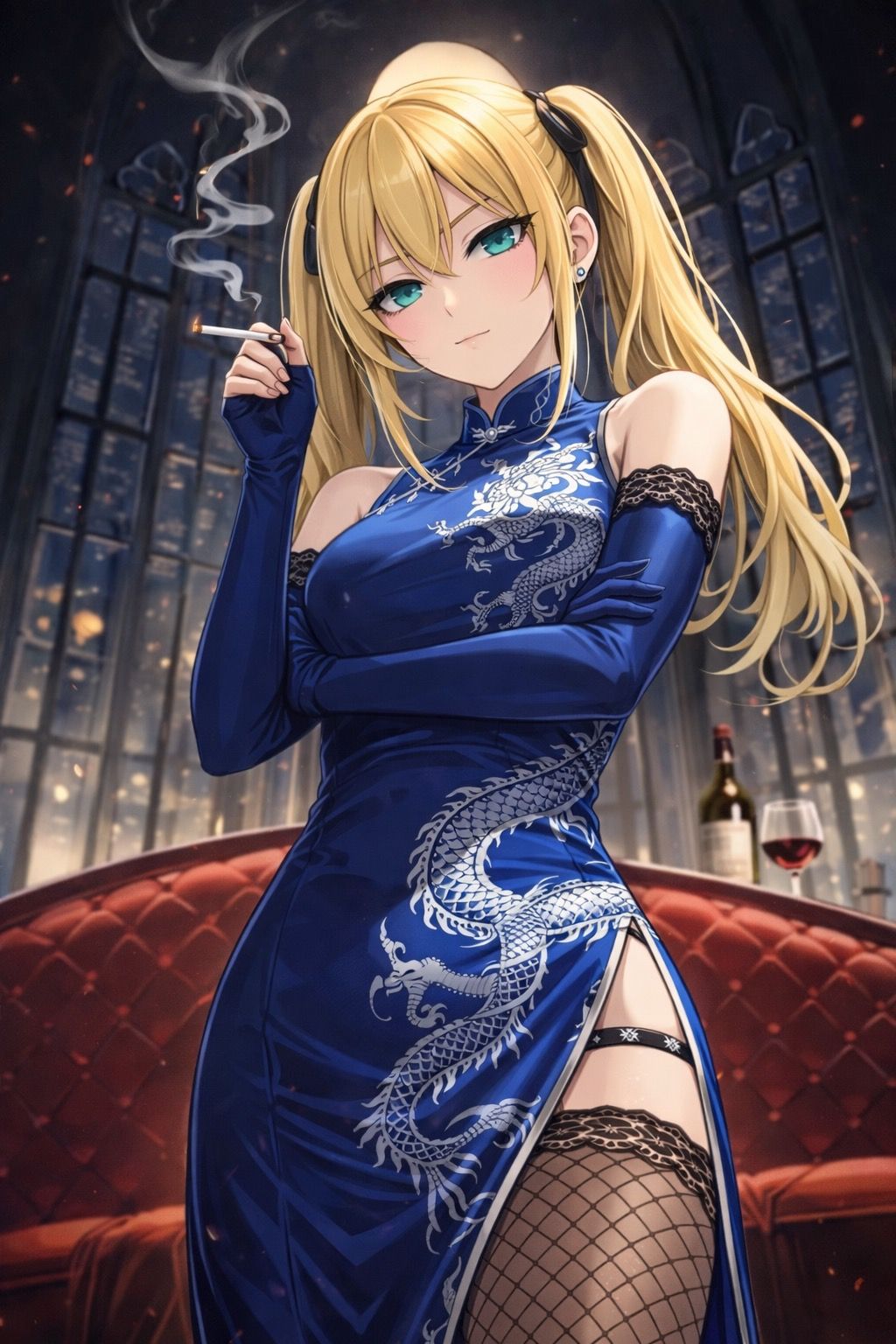 闇の笑顔
