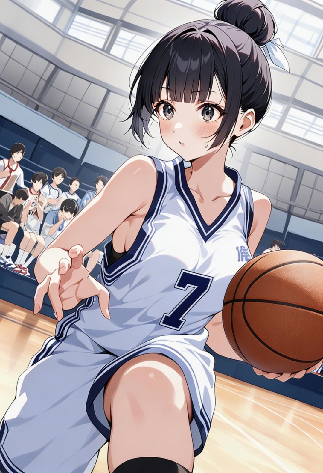 灼熱バスケっ‼️カナのバスケ試合っ‼️