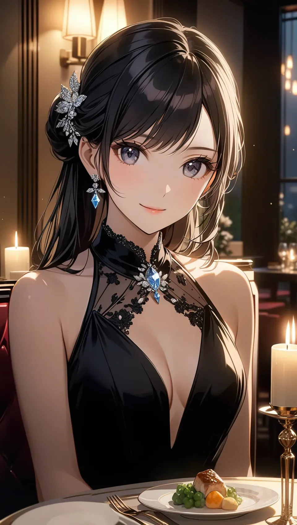 かすみとディナー