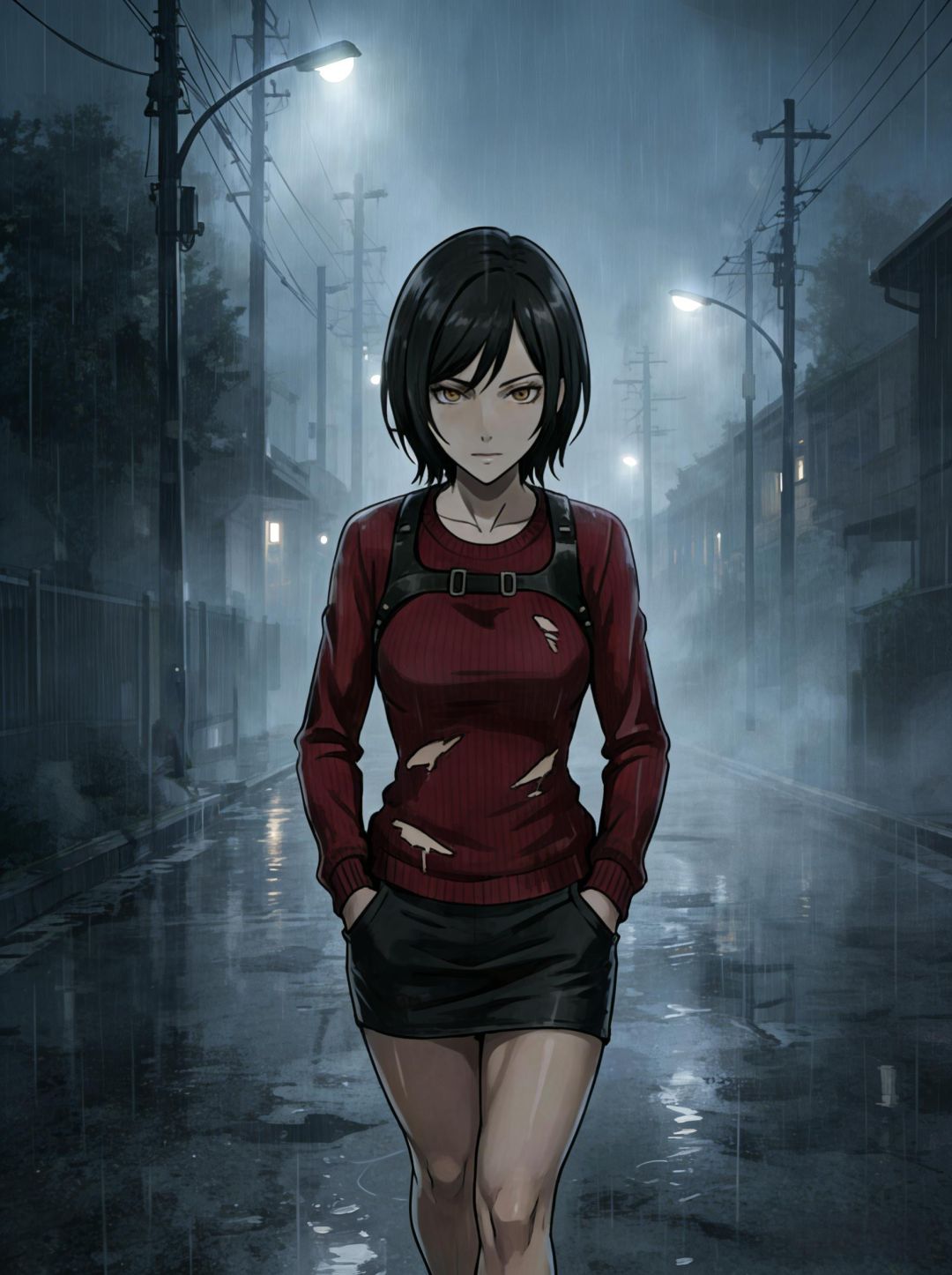 雨夜のトラップ