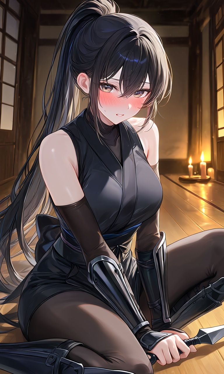 護衛するコスプレ忍者
