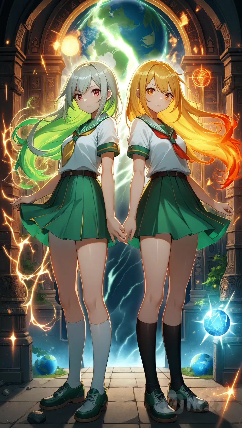 焔と雷葉 image 3