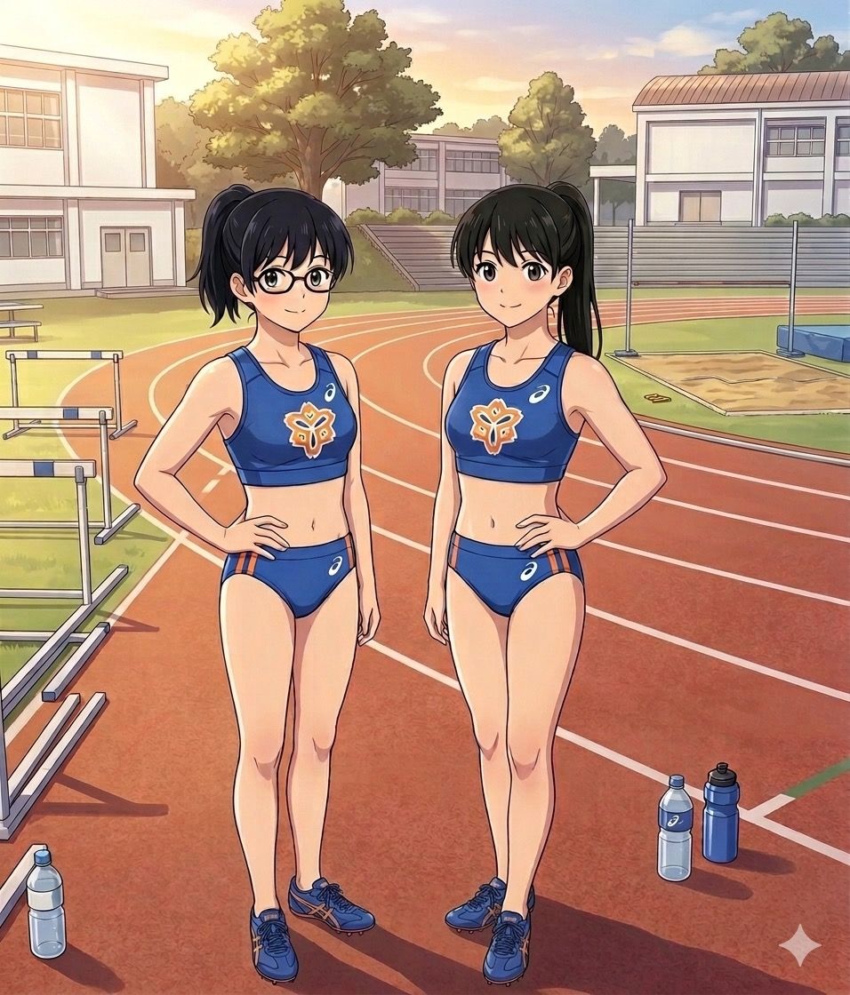 陸上選手コスプレ