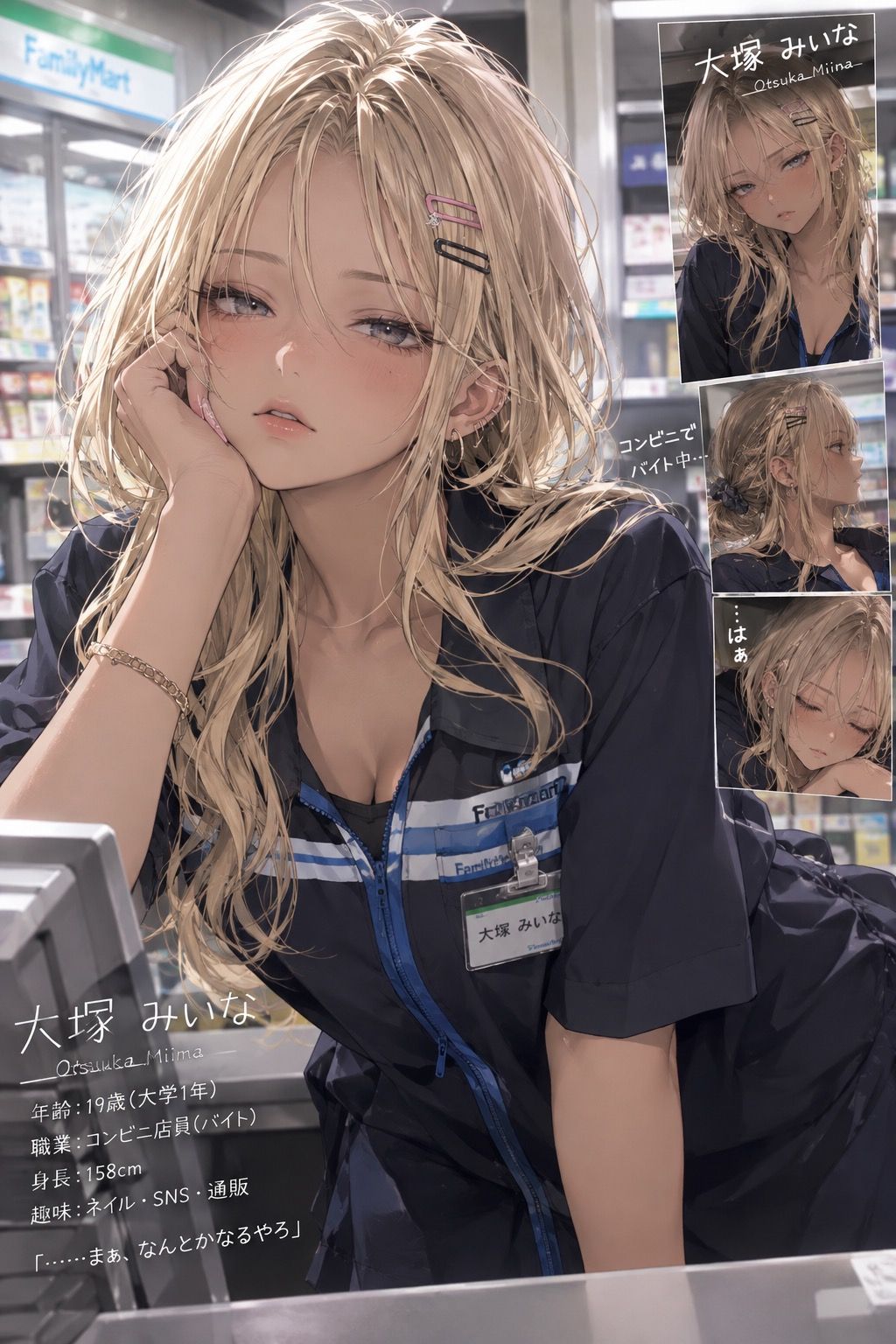 コンビニ店員のギャル image 6