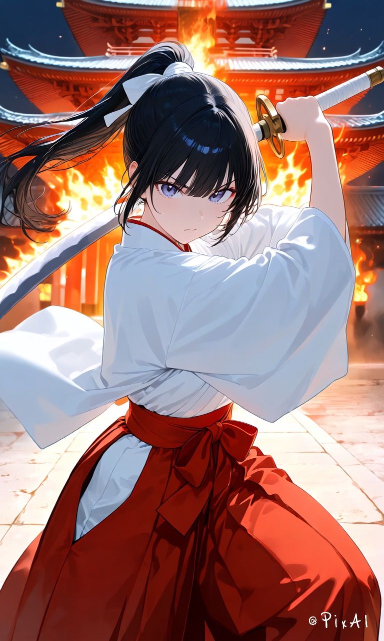 巫女さん無双