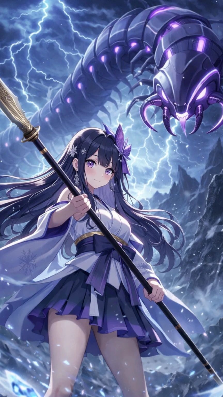 姫武者と巨躯の妖