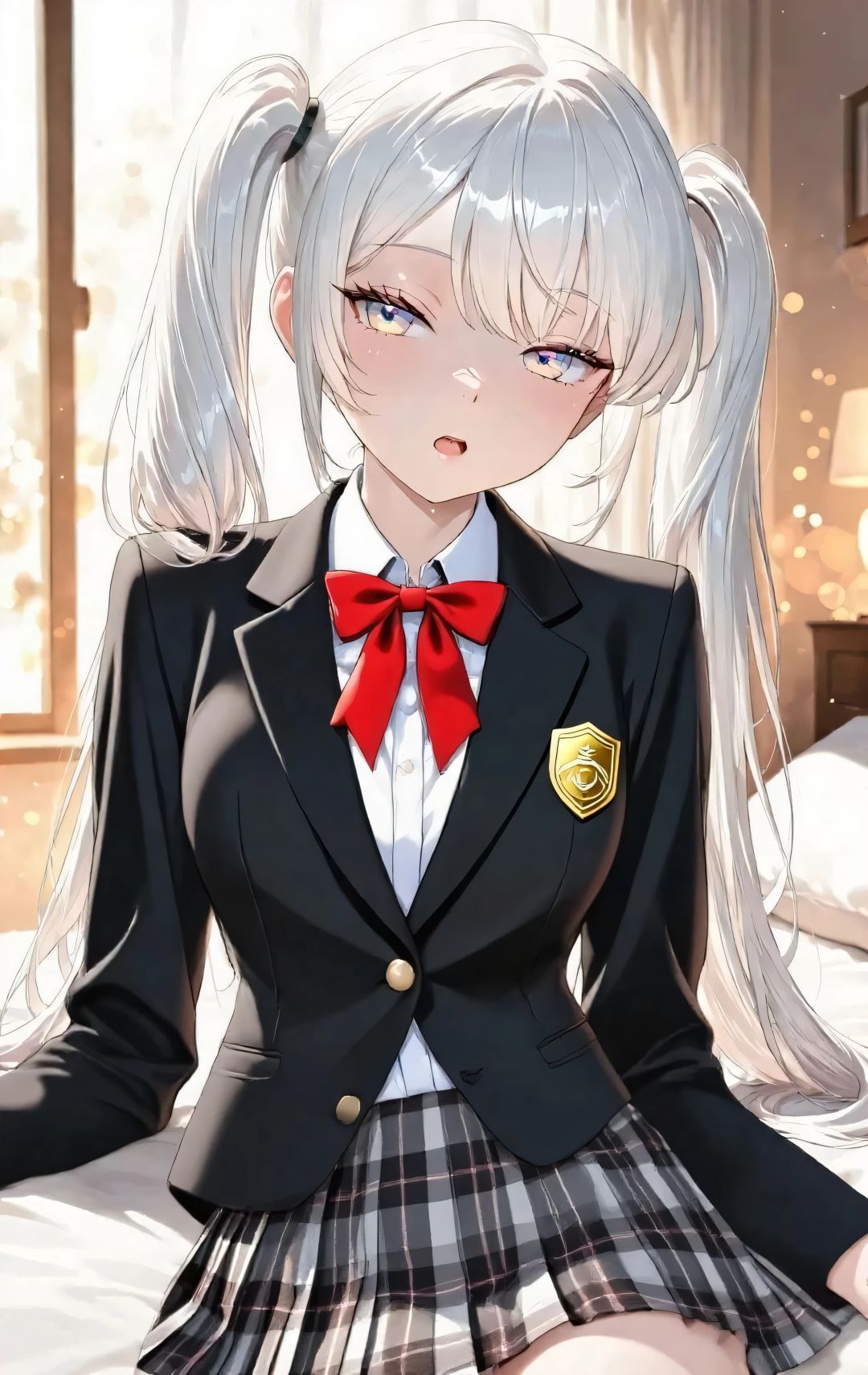 突然、制服
