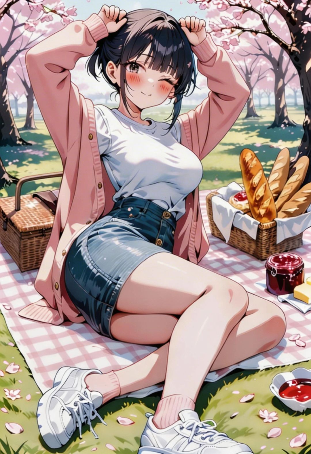 カナとピクニックっ‼️♥️