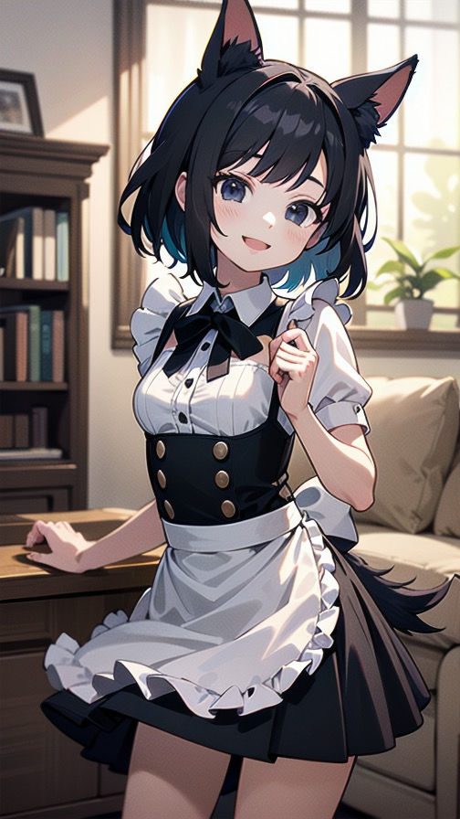 番外編　メイド服姿のポチ