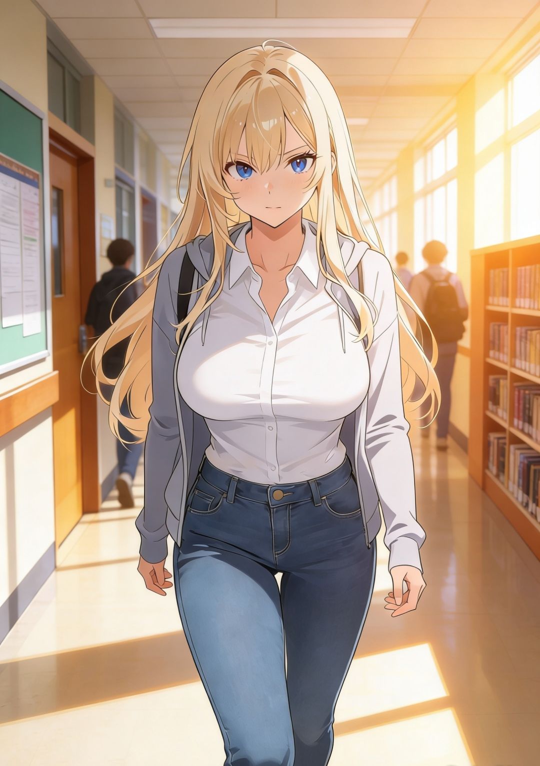 いつもの大学内にて