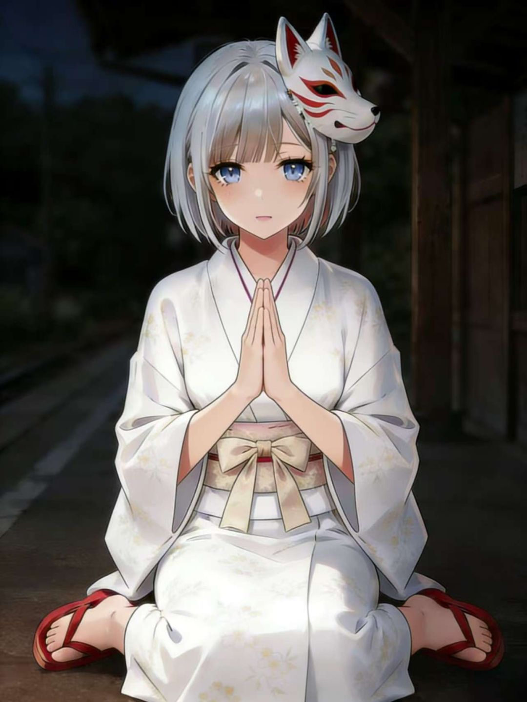 一人の夏祭り