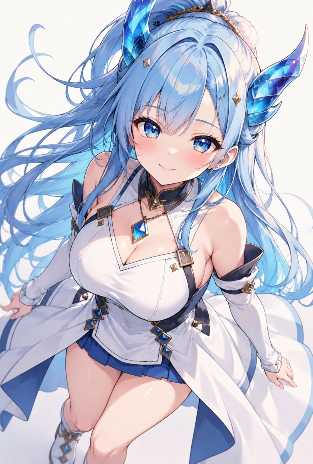 龍の巫女、微笑む