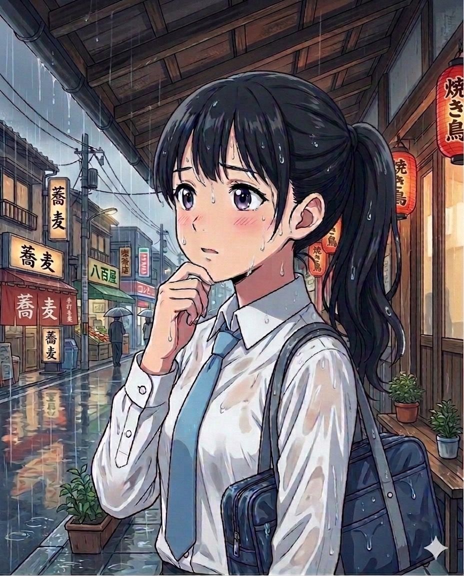 雨宿り